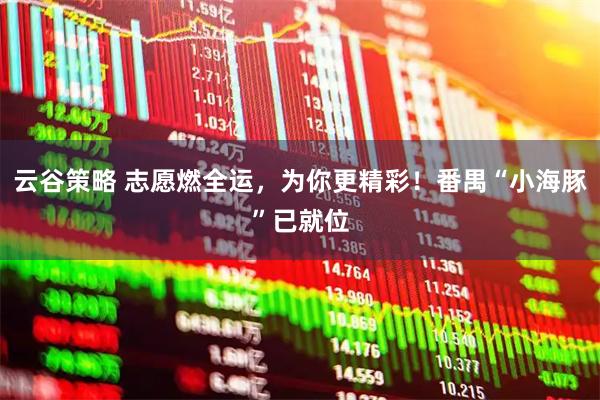 云谷策略 志愿燃全运,为你更精彩!番禺“小海豚”已就位